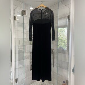 Vintage JR Nites/Calendo velvet full length gown - 10P